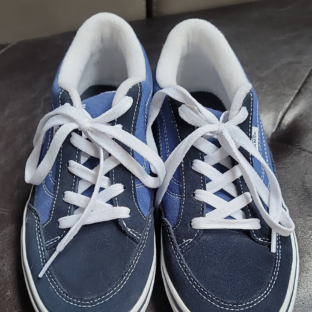 Vans Blue and White Women's Sneakers